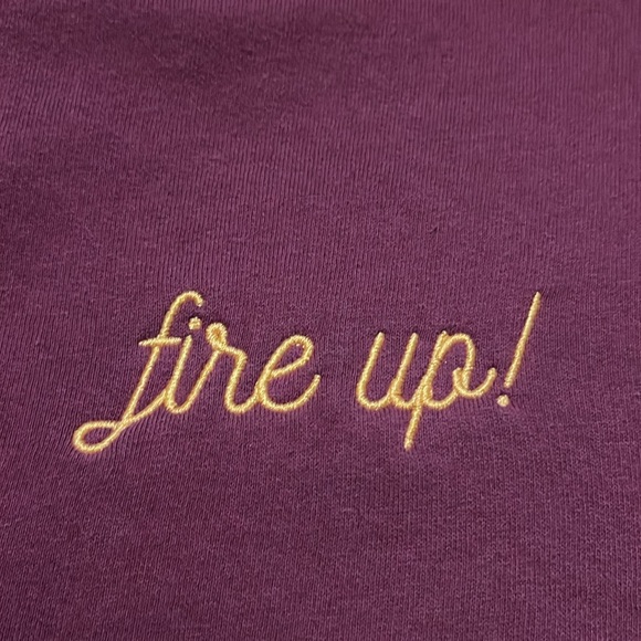 Central Michigan University CMU Large Fire Up Crewneck Sweatshirt - Picture 4 of 4